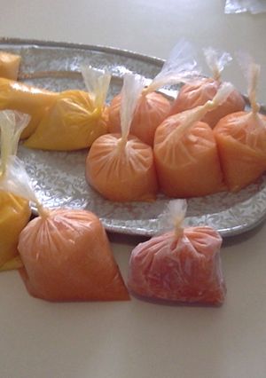 Una foto de Bolsitas de Batido de Frutas