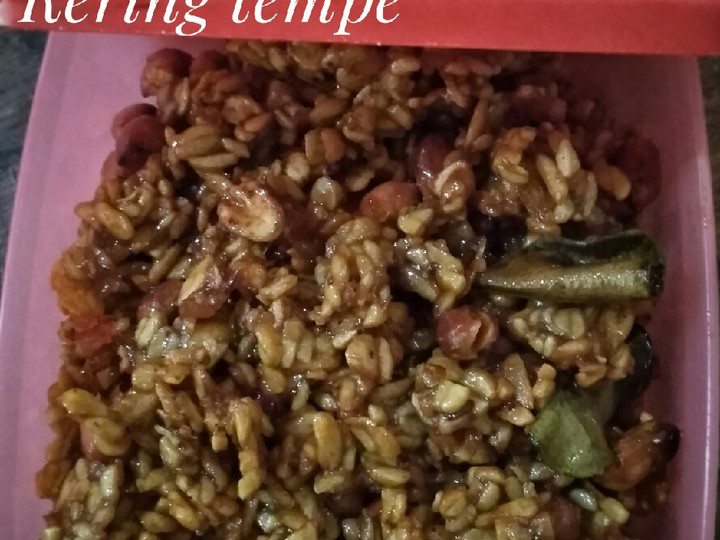 Cara Memasak Kering tempe kacang tanah Untuk Jualan