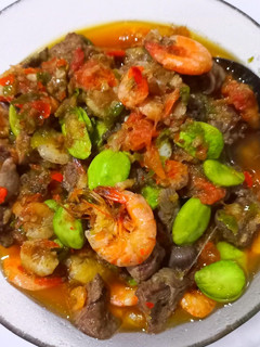 Foto resep Sambal udang pete ati ampela