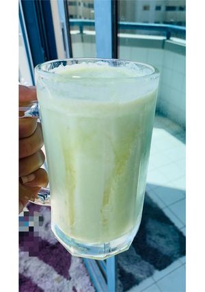 A picture of Avocado milk shake 🥑.