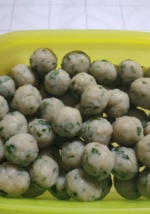 Foto resep Pentol ikan tenggiri simple