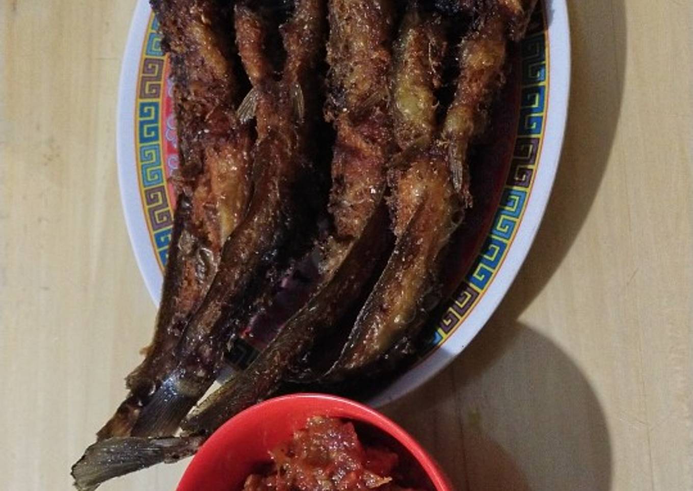 Pecel lele sambel trasi