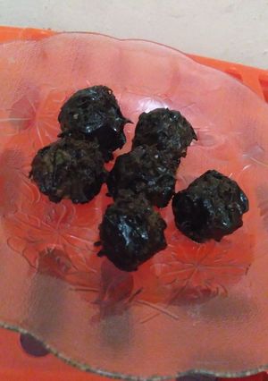 Foto resep Bola ubi rebus balur coklat