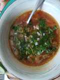 Sopa de lubina pescado