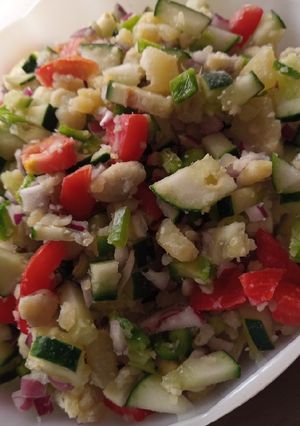 A picture of Sweet potato salad.