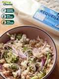 Salada Vegana de Grão de Bico e quinoa com Requeijão Natucheese