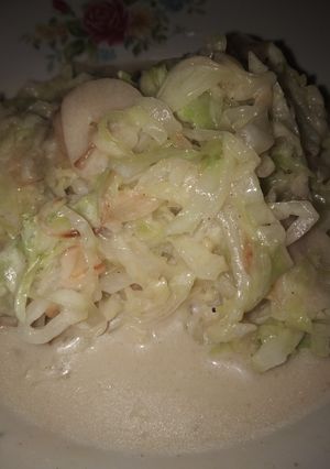 Foto resep Kubis saus santan