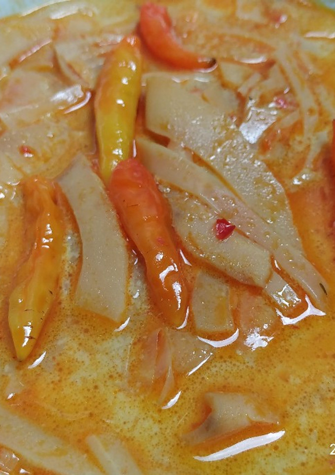 Foto resep Sayur Rebung santan pedas / Blendi Rebung