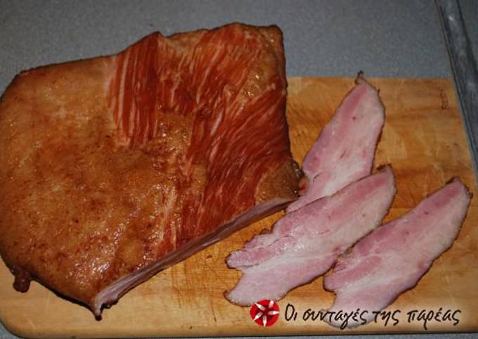 κύρια φωτογραφία συνταγής Φτιάχνω το δικό μου λαχταριστό bacon