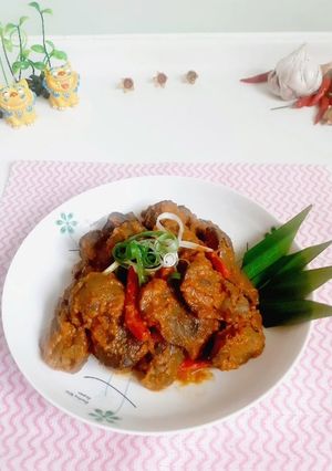 Foto resep 261. Hati Ayam Bumbu Rujak Tanpa Minyak Tanpa Santan