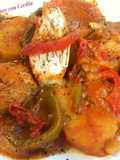 Pechugas de pollo guisadas con patatas