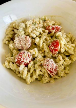 Φωτογραφία της συνταγής 👩🍳Μακαρονοσαλάτα με γιαούρτι και πέστο βασιλικού