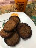 Galletas de avena y cacao sin harinas y con pocos pasos