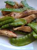 Frango grelhado com vagem