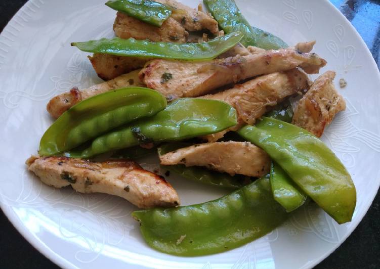 Frango grelhado com vagem - Tudogosreceitas