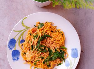 Foto resep Mie Goreng Daun Kelor