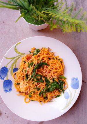 Foto resep Mie Goreng Daun Kelor