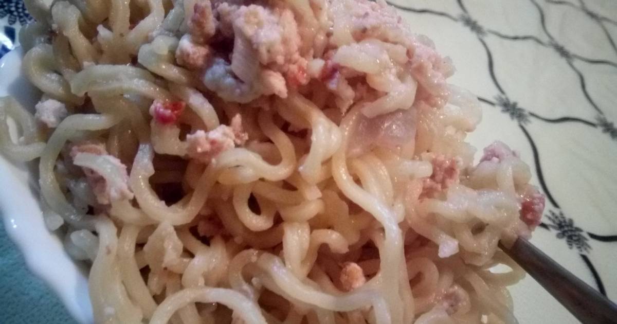Samyang Chicken Cheese Noodle (Less Spicy Carbonara) Recipe by Jamila  Martinez - Cookpad