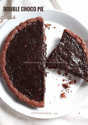 Foto resep Eggless Double Choco Pie (Teflon)