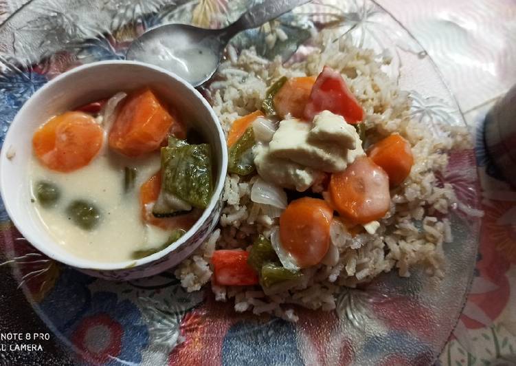 #flavour 4#spicy Spicy veggie stew with coconut milk