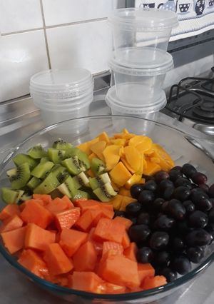 Foto de Frutas no potinho
