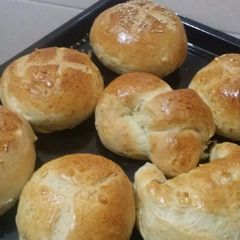 Orange peel buns A picture of Orange peel buns.