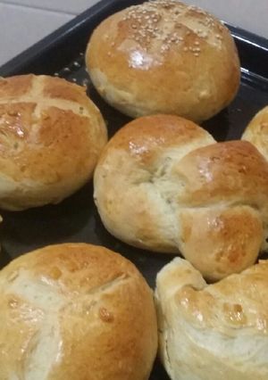 A picture of Orange peel buns.