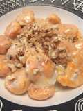Gnocchi di zucca al gorgonzola e noci