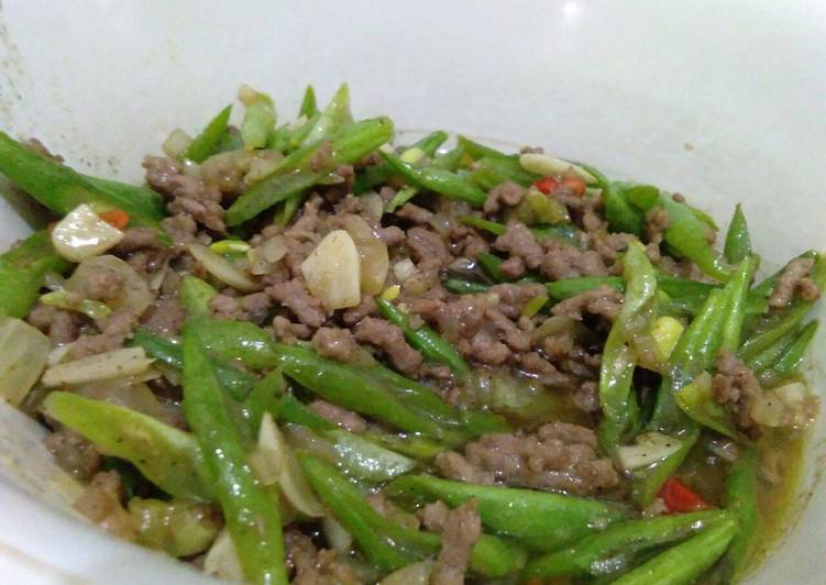 Resep Tumis Buncis Daging Giling Lezat