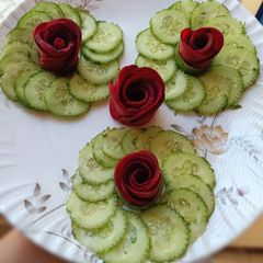 Chukandar (BeetRoot) Salad 🥗🥗 A picture of Chukandar (BeetRoot) Salad 🥗🥗.