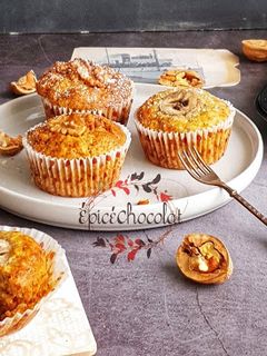 Une photo de Banana muffins au levain