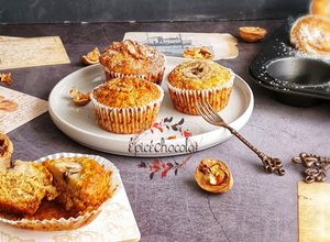 Une photo de Banana muffins au levain