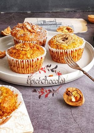 Une photo de Banana muffins au levain