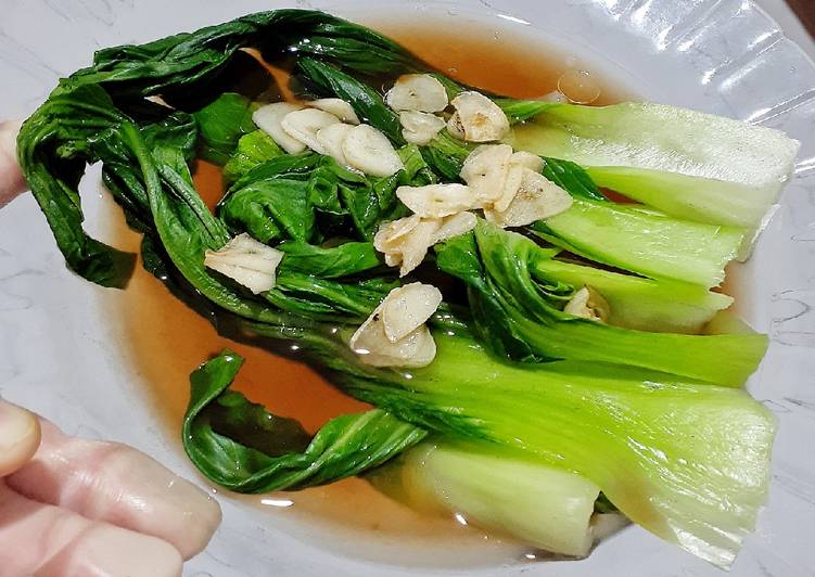 Tumis Pakcoy. Menu saur mudah