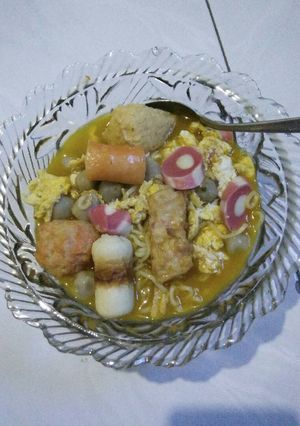 Foto resep Indomie mix baso seafood