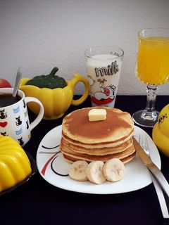 عکسی از دستور پنکیک (صبحانه ی روز تعطیل)