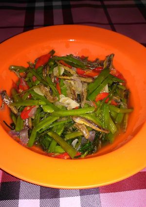 Foto resep Tumis kangkung mix teri