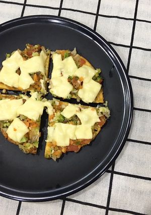 Hình của món PIZZA RAU CỦ PHÔ MAI (blw).