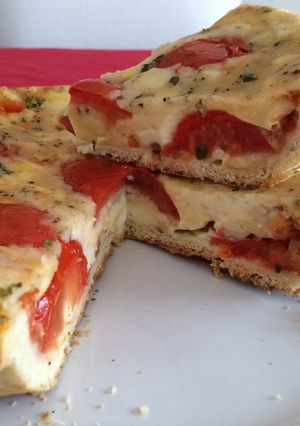 Una foto de Tarte tatin de tomates