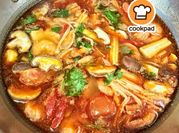 Gambar enoki tomyam