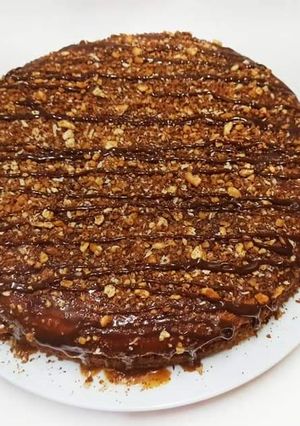 صورة لوصفة كيك مميز بالكراميل وجوز الهند