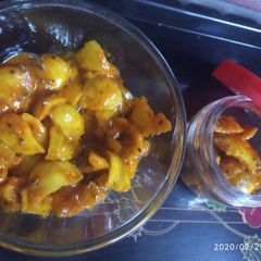 Instant nimbu ka khatta achaar A picture of Instant nimbu ka khatta achaar.