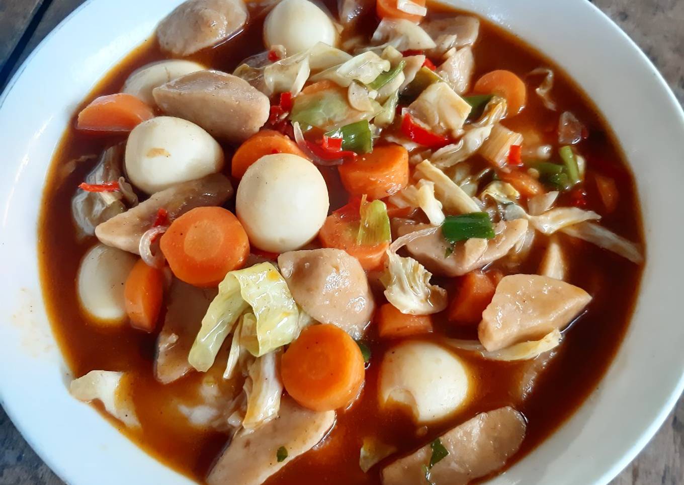Capcay kuah