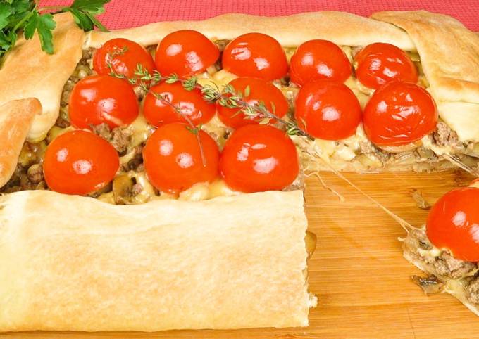 Пирог с помидорами и сыром — рецепт с фото пошагово