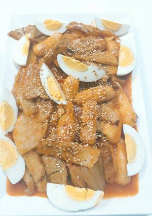 Hình của món Bánh gạo cay.