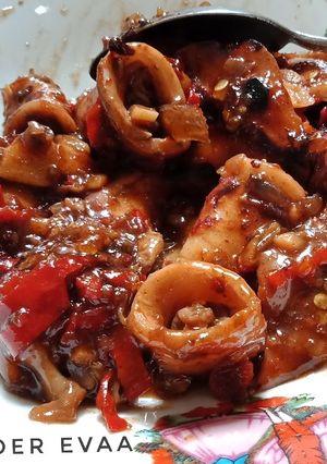 Foto resep Cumi saus mentega