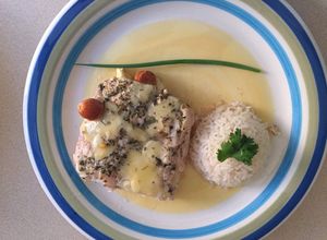 Una foto de Palometa al horno