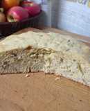Torta de nuez con aceite estilo brownie