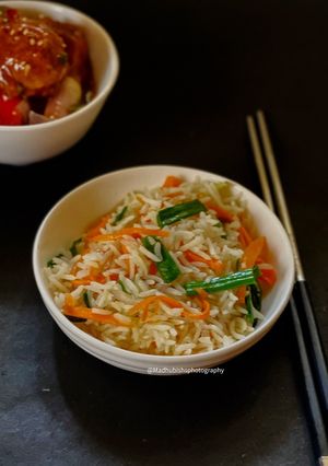 A picture of Vegetable Fried Rice.