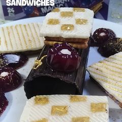 Chocolate biscuit sandwiches🌹 A picture of Chocolate biscuit sandwiches🌹.